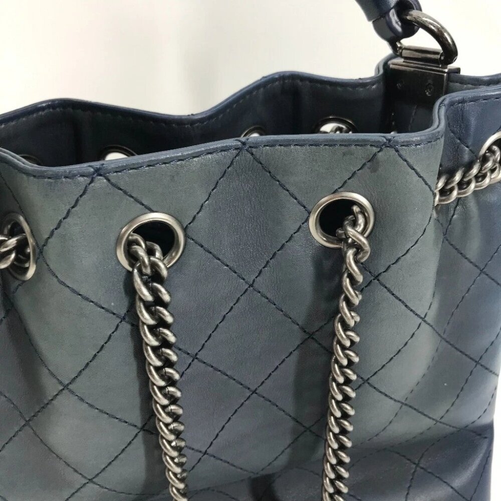 CHANEL Shoulder Matelasse CC CC Mark Chain 3WAY Drawstring Handbag Shoulder Bag - Picture 8 of 15